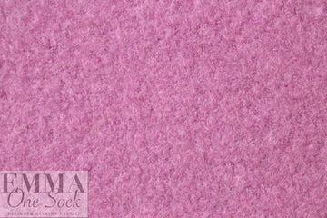 Italian lilac pink textured boiled wool coating