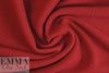 Italian boiled wool knit coating - tomato red
