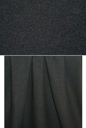 Italian boiled wool knit - black 2.40 yds