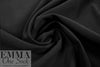 Italian viscose/cotton jacket weight woven - black .75 yds