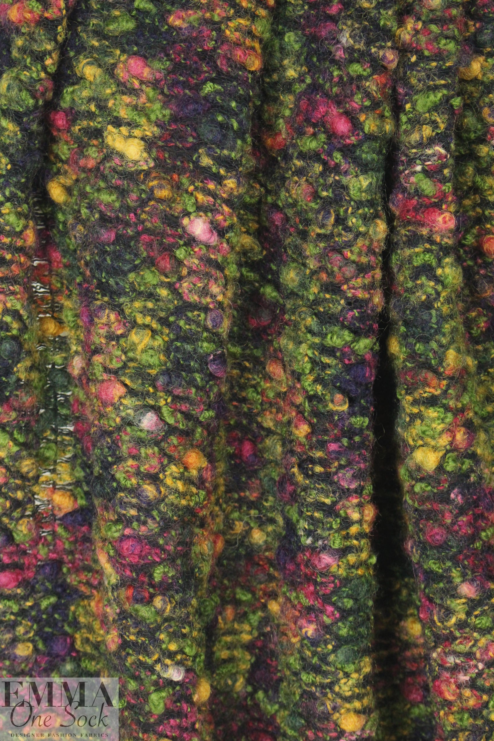 Italian wool boucle' - autumn tones .875 yds
