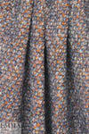 Italian wool boucle' - storm/pumpkin