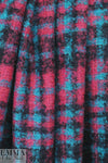 Italian wool/mohair/alpaca boucle' - pink/sky 2 yd