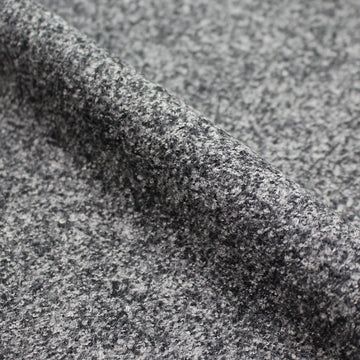 Etr0 micro-boucle' tweedy wool knit - salt and pepper 1.4 yds
