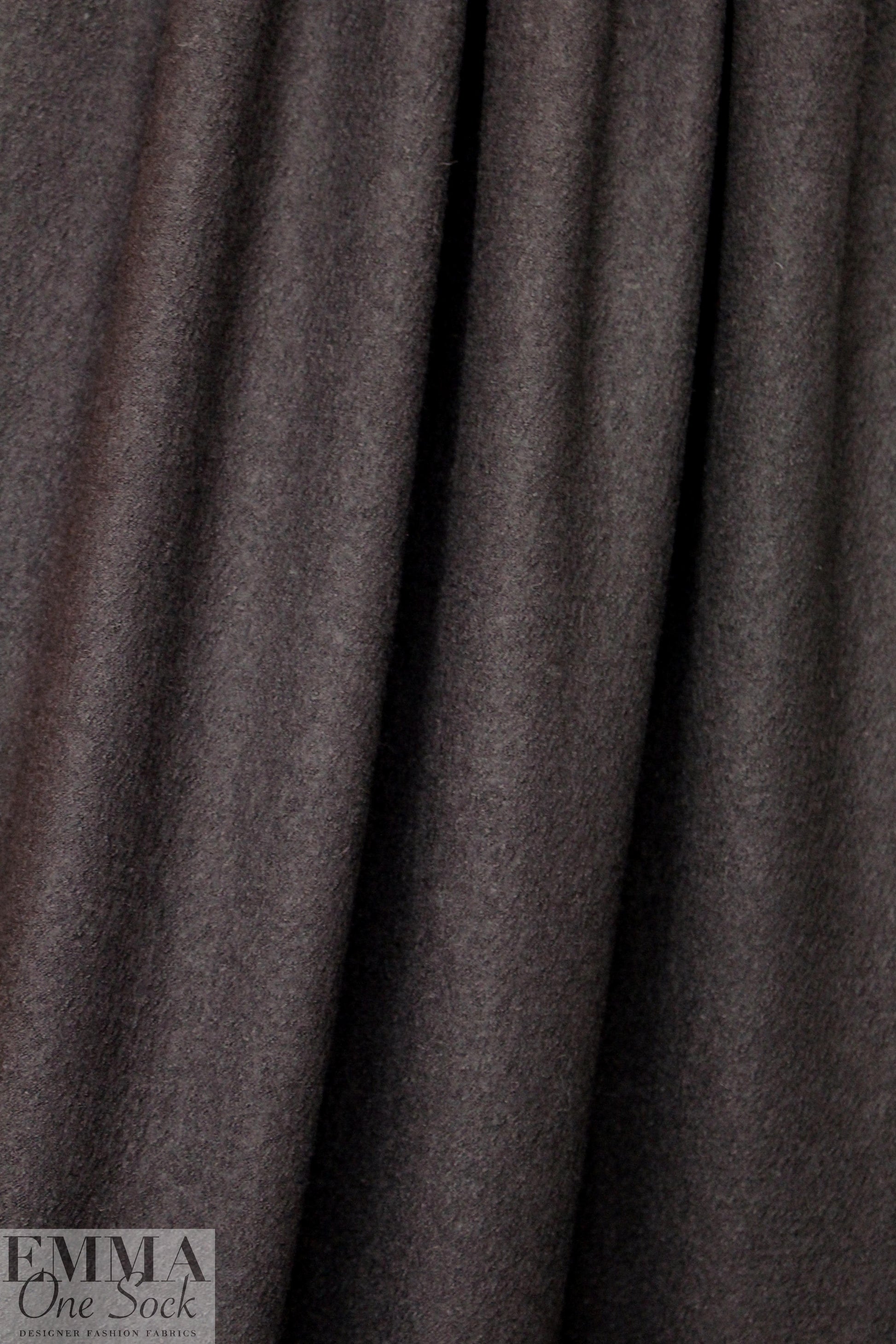 viscose/wool boucle knit suiting - espresso .75 yds