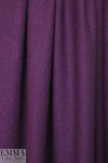 viscose/wool boucle knit suiting - plum 1.75 yds