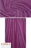 viscose/wool boucle knit suiting - plum 1.25 yds