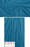 viscose/wool boucle knit suiting - lagoon .66 yds