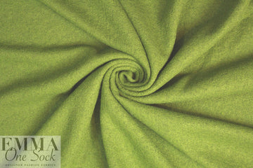 viscose/wool boucle' knit suiting - bright moss 1 yard