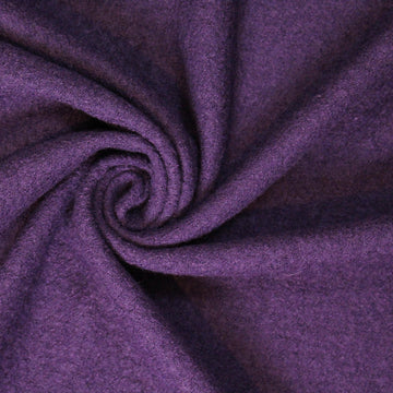 viscose/wool boucle' knit suiting - mulberry 1.75 yds