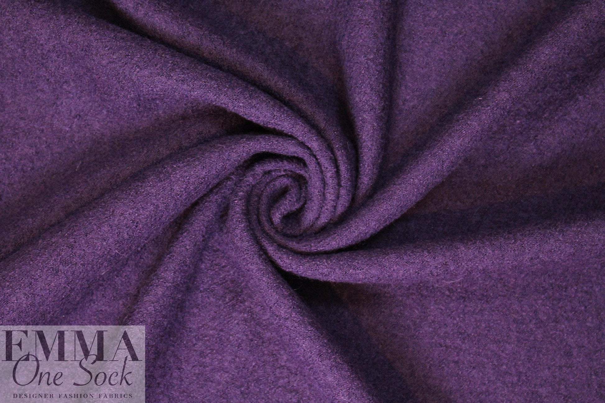 viscose/wool boucle knit suiting - mulberry .75 yds
