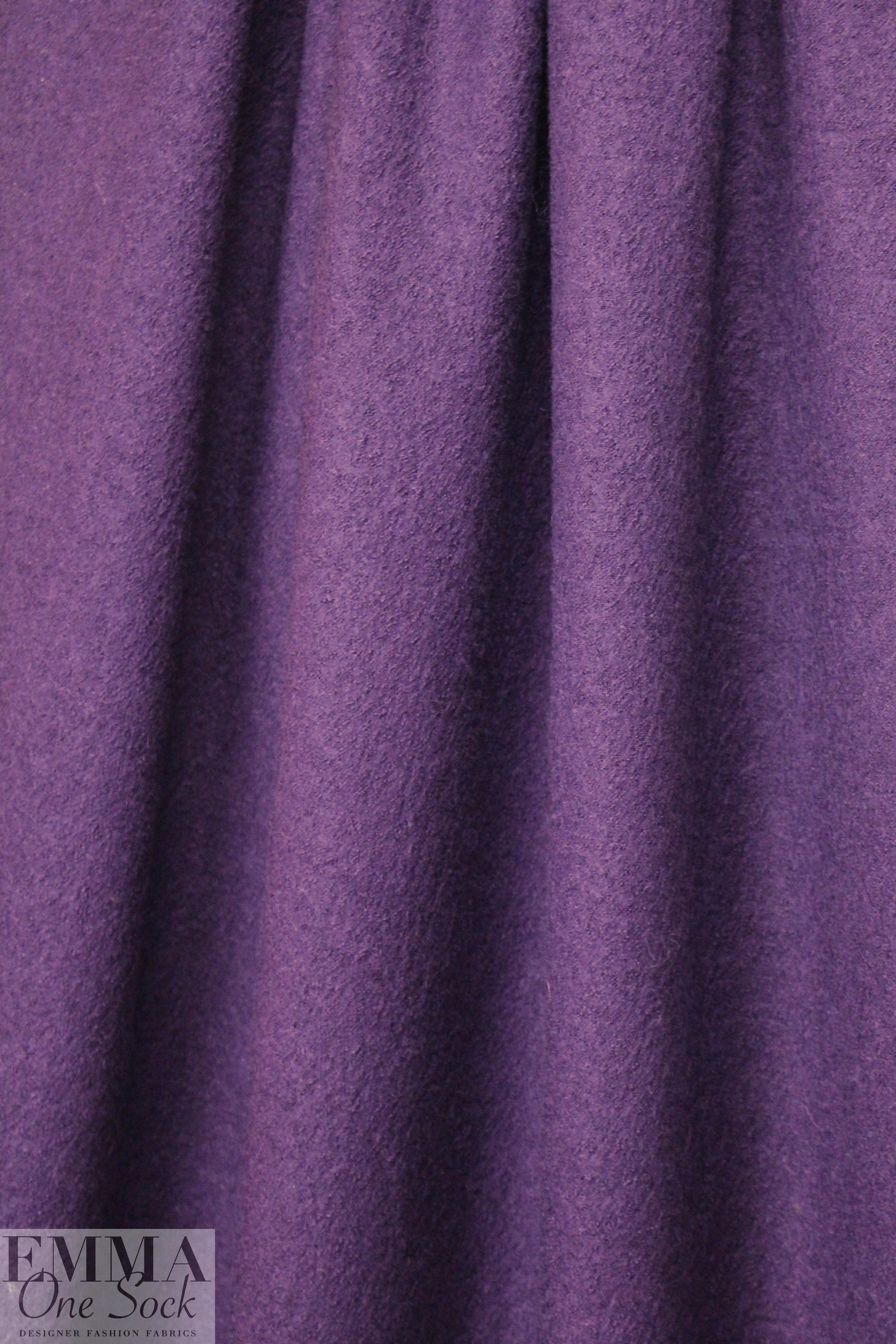 viscose/wool boucle' knit suiting - mulberry 1.75 yds