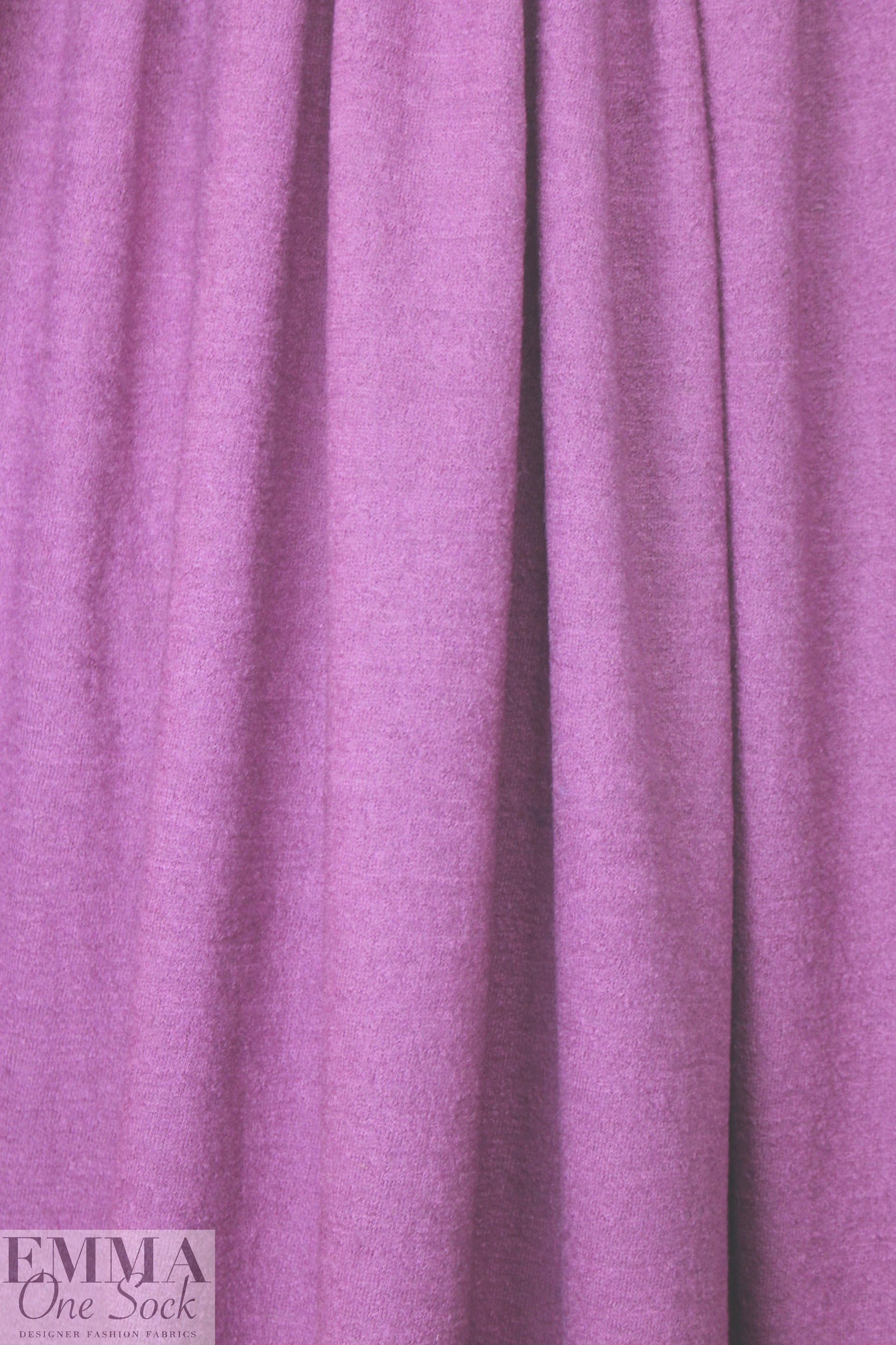 viscose/wool boucle knit suiting - lilac pink