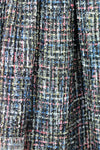 'Chanel tweed' sparkly boucle' - midnight/coral 2 yds