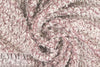 'himalaya' boucle' sweater knit - mauve/cream