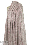 'himalaya' boucle' sweater knit - mauve/cream