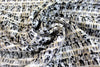'Chanel-style' sparkly boucle' - black/white/gold 1.4 yd
