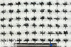 Car0lina H. eyelash grid sparkle boucle' - black/white