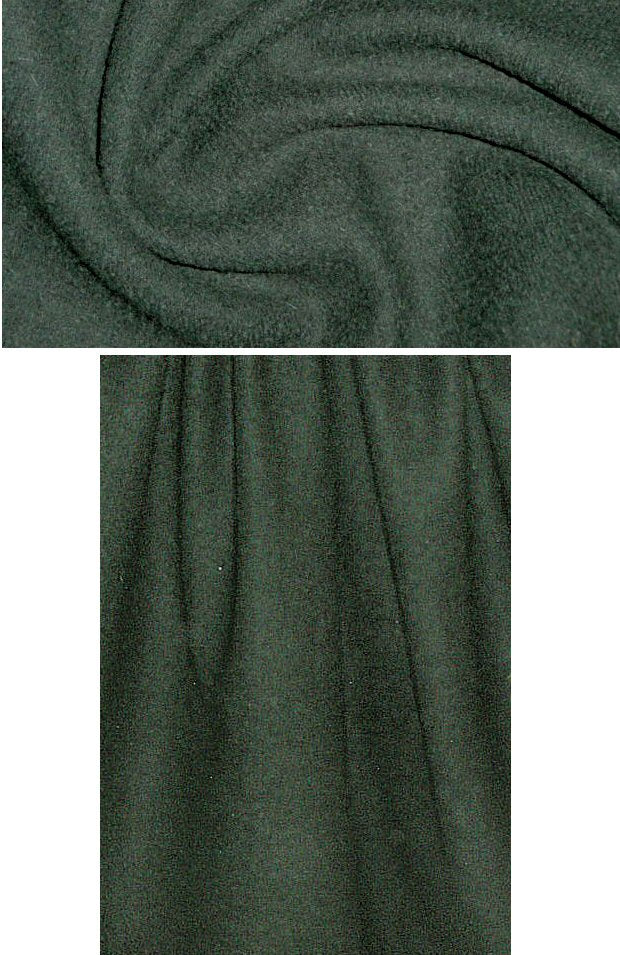 Ca1vin K. wool/moh/alp boucle' coating - deep forest