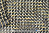 famous designer wool blend plaid boucle' - midnight/hay 2 yd
