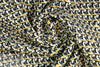 famous designer wool blend plaid boucle' - midnight/hay 2 yd