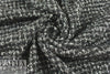 Italian 'Chane1' boucle' sweater knit - black/silver
