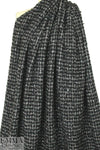 Italian 'Chane1' boucle' sweater knit - black/silver