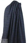 Italian sapphire/black boucle' stripey suiting