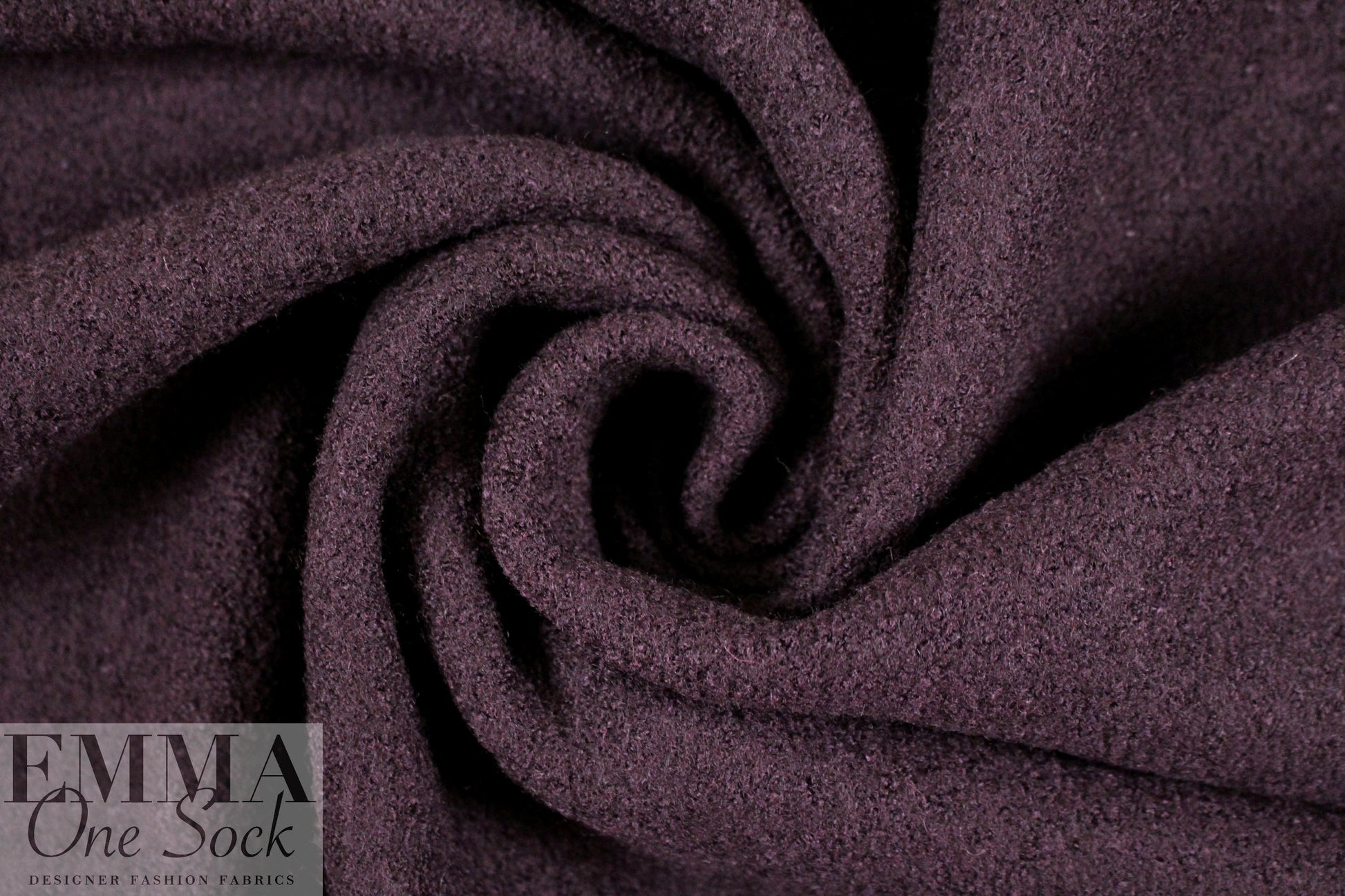 NY designer viscose/wool boucle knit suiting - raisin