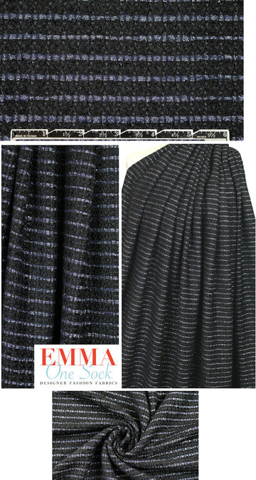 NY designer fancy ribbon sparkle boucle'
