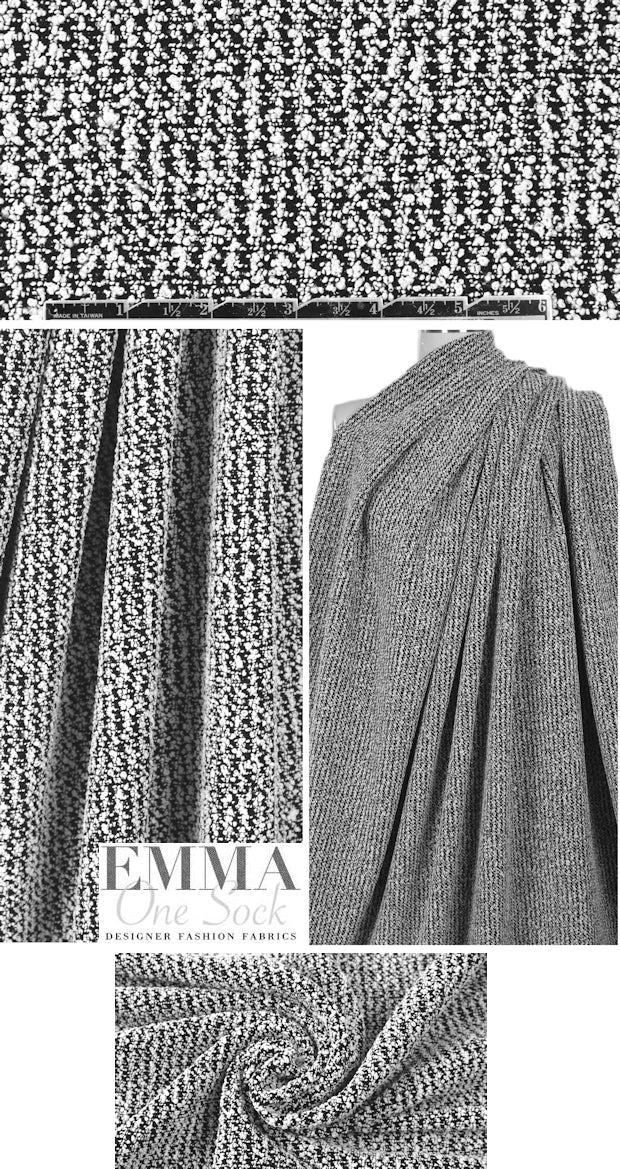 3.1 Phi11ip Lim black/white textured boucle' suiting