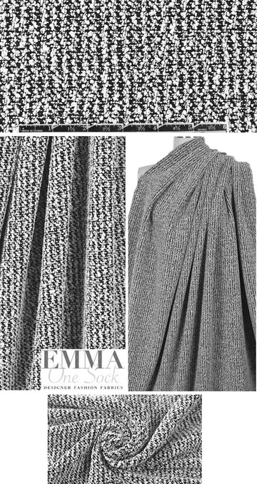 3.1 Phi11ip Lim black/white textured boucle' suiting