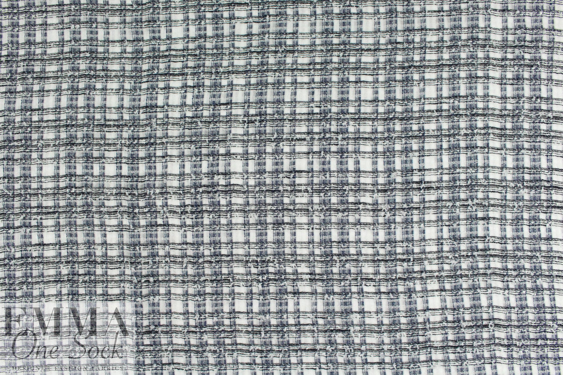 3.1 Phi11ip Lim navy/white boucle plaid woven