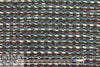 Italian wool/cotton boucle' suiting - marine/ruby