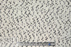 NY designer winter white/black dot boucle' suiting 1.33 yd
