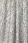 NY designer winter white/black dot boucle' suiting