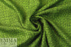Italian wool blend fancy boucle' - grass/black