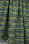 Italian fancy weave fern/teal boucle' suiting