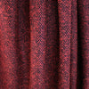 French herringbone wool blend boucle' woven - Persian red/black 2.25 yd