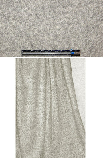 Italian thick boucle wool blend- cream/gray heather