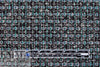 NY designer twisted, tweedy basketweave - aqua/gray 2.5 yd
