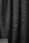 'Chanel tweed' lustrous boucle' - jet black 1.5 yds