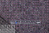 NY designer twisted, tweedy basketweave - plum/gray 1.625 yd