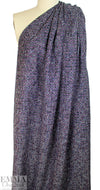 NY designer twisted, tweedy basketweave - plum/gray 2.5 yd