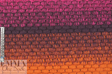 Italian wool ombre' boucle' - fuchsia/spice
