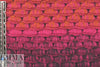 Italian wool ombre' boucle' - fuchsia/spice