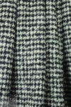 Italian wool/mohair boucle' - b/w houndstooth