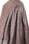 A1exander W@ng red/gray boucle' coating 2 yd