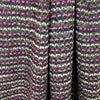 Italian magenta/moss/winter white boucle' sweater 1.625 yd