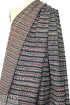 Italian denim/black/mauve boucle' sweater knit